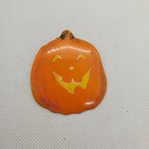 Vintage Hallmark Jack-o-lantern Pumpkin Brooch - Picture 2 of 4